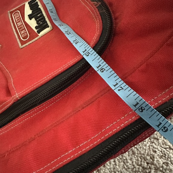 Vtg MARLBORO Adventure Team‎ Camping Hiking Backpack Large Bag Red Travel - Picture 9 of 10